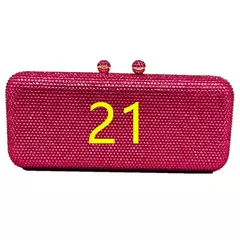 Imagem do Rhinestone Clutch Bag para Mulheres, Evening Bag, Dinner Bag, Diamante, Pedra, Cristal, Festa de Casamento, Presente de Natal, Luxo mais recente