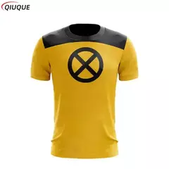 Traje de cosplay masculino Deadpool, camisetas estampadas em 3D, tops de compressão de manga curta, impressão Wade Winston Wilson, verão