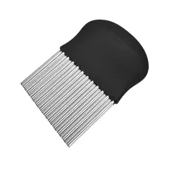 Fatiador de batatas em aço inoxidável, Faca de cozinha, Cortador de massa, Legumes, Fruit Crinkle, Chopper ondulado, French Fry Maker Tools, Gadget - comprar online