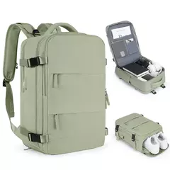Mochila de viagem para mulheres, Mochila para laptop TSA, voo aprovado, mochila casual para semana na internet