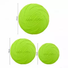 OUZEY-Brinquedos de disco voador resistentes à mordida para cães, Pet multifuncional, Brinquedos de treinamento de cachorros, Jogo interativo ao ar livre - Wolf Magazine