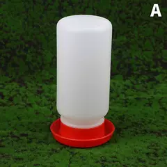 Alimentador e bebedor engrossado para aves, dispensador automático de água e alimentos para frango, pássaros, pintinho, recipiente de balde de alimentação na internet