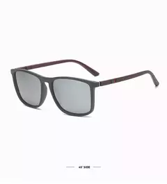 Óculos de sol quadrados polarizados para homens e mulheres, óculos de sol com armação grande, óculos de pesca clássicos - comprar online