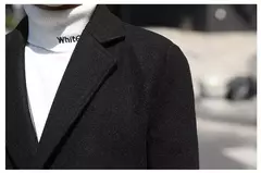 Casacos de inverno slim fit masculinos, casacos de inverno, casual negócios, casacos longos, marca - comprar online