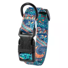 Bohemia Estilo Dog Collar e Leash Set para Small Medium Large Dogs Ajustável Puppy Cat Walking Coleiras Pet Supplies Acessórios na internet