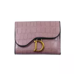 Pequena bolsa de couro para mulheres, bolsa de cartão, embreagem, grampo de dinheiro, pequena, moda, marca de luxo, fêmea