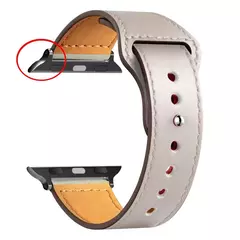 Pulseira de couro para Apple Watch Band, Sport Loop Bracelet, Ultra 2, 49mm, 44mm, 40mm, 38mm, 42mm, iWatch Series 9, 8, 7, 3, 4, 5, 6, SE, 41 milímetros, 45 milímetros - comprar online