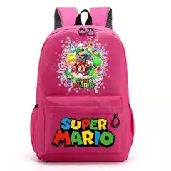 Mochilas Super Mario Bros para homens e mulheres, Saco Princesa Peach Luigi, Impressão Gráfica de Personagem de Cartoon, Mochila Kawaii, Mochilas escolares - comprar online