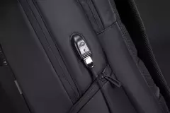 Imagem do Kingsons bolsa masculina à prova d'água, mochila para laptop de 17 polegadas com carregamento usb externo, mochila antifurto para laptop, multicamadas