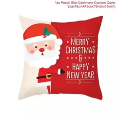 Imagem do 45cm capa de almofada de natal fronha 2024 decorações de natal para casa ornamento natal ano novo decoração de natal 2023 noel