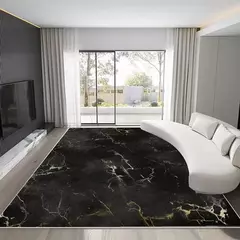 Tapete estilo mármore nórdico para sala de estar, tapete luxuoso de decoraçã na internet