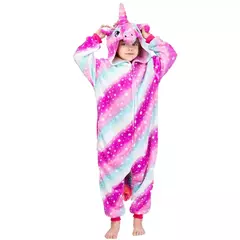 Imagem do Kigurumi-Animal Onesies infantil, unicórnio, panda, macacão, pijama, anime, cosplay, fantasias, Natal, halloween, crianças, meninos, meninas