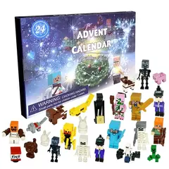 Disney Marvel Advent Calendar Box, Action Figure Anime, Modelo de Blocos de Construção, Contagem Regressiva do Natal, Brinquedos infantis