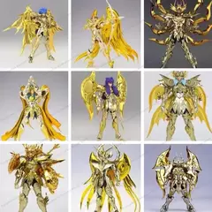 Em estoque mc jm gt modelo saint seiya ex mítico saint pano alma dourada leo câncer peixes virgem libra figura de ação brinquedo presente