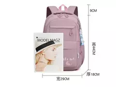 Mochila escolar para crianças, Girl Back Pack para crianças, Mochila de classe feminina, Primary Women Bagpack, Teen Bookbag Kit, Kid, Criança