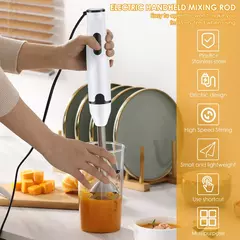 Liquidificador De Imersão De Aço Inoxidável De Grau Alimentício, Bastão Elétrico Em Casa, Gadgets De Cozinha De Molho De Purê De Sopa - loja online