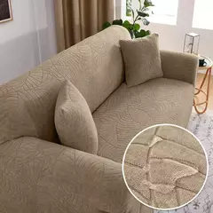 Capa de sofá Jacquard grossa para sala de estar, capa elástica de sofá de canto em forma de L, 1 lugares, 2 lugares, 3 lugares, 4 lugares - comprar online