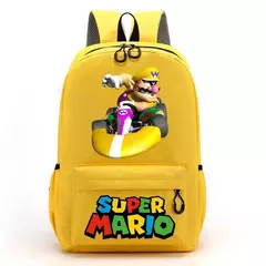 Imagem do Mochilas Super Mario Bros para homens e mulheres, Saco Princesa Peach Luigi, Impressão Gráfica de Personagem de Cartoon, Mochila Kawaii, Mochilas escolares