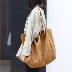 Imagem do Grande capacidade reutilizáveis Canvas Shoulder Bags para mulheres, Multifuncional Shopping Bag, Casual Bolsas, Novo