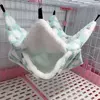 Hamster esconderijo gaiola impressão velo cobaia açúcar planador cama de dormir roedor rede rato pequena casa animais suprimentos