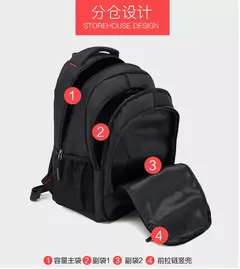 Mochila Oxford Business impermeável para homens e mulheres, bolsa para computador, mochila de viagem casual, mochila escolar luminosa, nova - comprar online