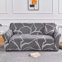 1pc flor impressa elástica capa de sofá antisuciedad elastano capa protetor de móveis para o quarto escritório sala estar decoração casa - comprar online