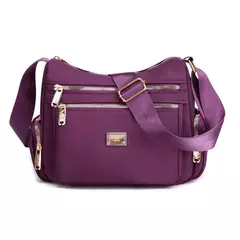 Imagem do Impermeável Nylon Crossbody Shoulder Bag para Mulheres, Messenger Bags, Ladies Handbag