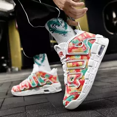 Sapatos respiráveis para homens Tênis de corrida de maratona, tênis de basquete ao ar livre, calçados esportivos casuais tamanho grande, inverno - comprar online