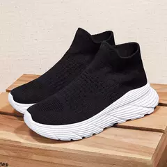Tênis Leve Respirável Masculino, Corrida, Caminhada, Tênis de Meia, Esporte, Casual, Moda - Wolf Magazine