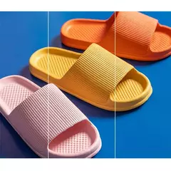 Chinelos antiderrapantes de banheiro para homens e mulheres, confortáveis sandálias ao ar livre, flip-flop de praia, sola macia, eva, leve, nova moda, verão - comprar online