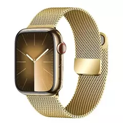 Pulseira Magnética Milanese Loop Strap para Apple Watch, Bracelet Belt, Band 9, 8, 7, 45mm, 41mm, Ultra 2, 49mm, iWatch 6, 5, 4, 3, SE, 44 milímetros, 40 milímetros - loja online