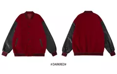 Patches masculinos jaqueta bomber bloco de cores varsity beisebol outerwear casual solto primavera e outono confortável casacos unissex 24h enviado