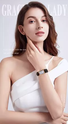 SANDA-relógio de couro com mostrador retangular para mulheres, marca superior, design de moda, design elegante, resistente à água, quartzo, movimento, vestido de negócios, novo, quente - loja online