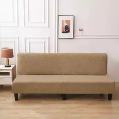 Tampa do sofá-cama impermeável para sala de estar, sofá dobrável sem braços, Stretch Couch Covers, Thick Poltrona Protector - comprar online