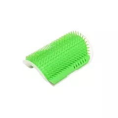 Gato scratcher massageador para gatos coçar animais de estimação escova remover pente de cabelo aliciamento mesa cães gatinho cuidados real canin acessórios - comprar online