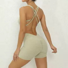Macacão rosa push up feminino, roupa de ginástica, macacão fitness, roupas esportivas de ioga, conjunto de treino 2024 - Wolf Magazine