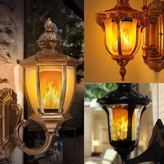 Emulação LED Dinâmica Flame Light, Lâmpada De Milho, Lâmpada De Efeito Flickering, Lâmpadas Criativas, Decoração De Casa, E14, E27, B22, AC 85-265V