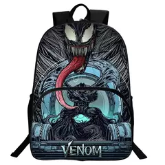 Imagem do Marvel Legends Venom Mochilas para crianças, Super Heroes School Bag para meninos, Mochila de jardim de infância para crianças, Cartoon Laptop Bags for Men