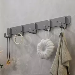 Ganchos não perfurados do banheiro, ganchos da porta, gancho da roupa da parede, armazenamento do quarto, alumínio do espaço, atacado