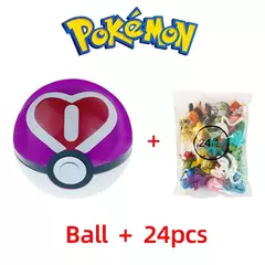 Imagem do Tomy-Coleção Pokémon Figure Model, Pikachu, Pokeball, Poke Ball, Go, Brinquedos Elfos, Bonecas, Presente Infantil, Estilos Diferentes, 2-3cm, 24 Unidades