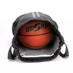 Saco de cordão para homens e mulheres, mochila esportiva ao ar livre, saco de grande capacidade para futebol e basquete, bolso à prova de umidade - Wolf Magazine