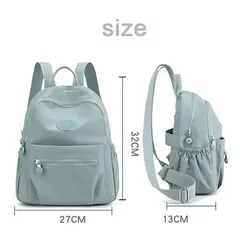 Mochila de viagem pequena para homens e mulheres, mochila de grande capacidade, bolsa de ombro escolar, moda casual, mini mochila - loja online