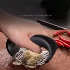 Imagem do Triturador De Imprensa De Alho De Aço Inoxidável, Mincer Manual, Ferramenta De Corte, Ferramentas De Frutas Vegetais, Acessórios De Cozinha, Gadget