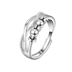 Smjel anel antiestresse e ansiedade, anéis giratórios ajustáveis para mulheres, acessórios giratórios livremente, joias, presentes - Wolf Magazine