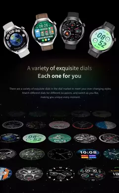 Imagem do Huawei Watch 4 Pro Smartwatch para Homens, Tela HD, 360x360, Frequência Cardíaca, Chamada Bluetooth, IP68 Impermeável, Açúcar no Sangue, Novo