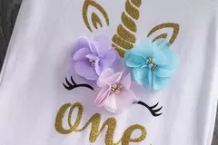 É Minha Roupa De Primeiro Aniversário Para Bebês Meninas, Unicórnio Arco-Íris, Bolo Smash, Camisa De Festa De Aniversário, Bodysuits De Bebê, Conjunto De Vestido - loja online