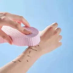 O purificador exfoliating do corpo, esponja macia, escova do chuveiro, removedor da pele, banho, esfrega, 1PC - comprar online