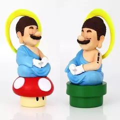 Super Mario Bros Cosplay Buddha Action Figure, Modelo PVC GK, Brinquedos Criativos, Sala, Desktop, Carro, Ornamento Decorativo, Presente de Aniversário, 14cm - Wolf Magazine