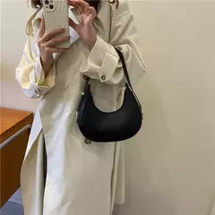 Bolsa de ombro Hobo de couro PU feminina, bolsa de embreagem pequena bolsa de ax - comprar online