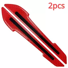 Adesivos decorativos reflexivos do carro espelhos da porta de fibra carbono roda sobrancelha pára-choques tiras acessórios do carro interior na internet